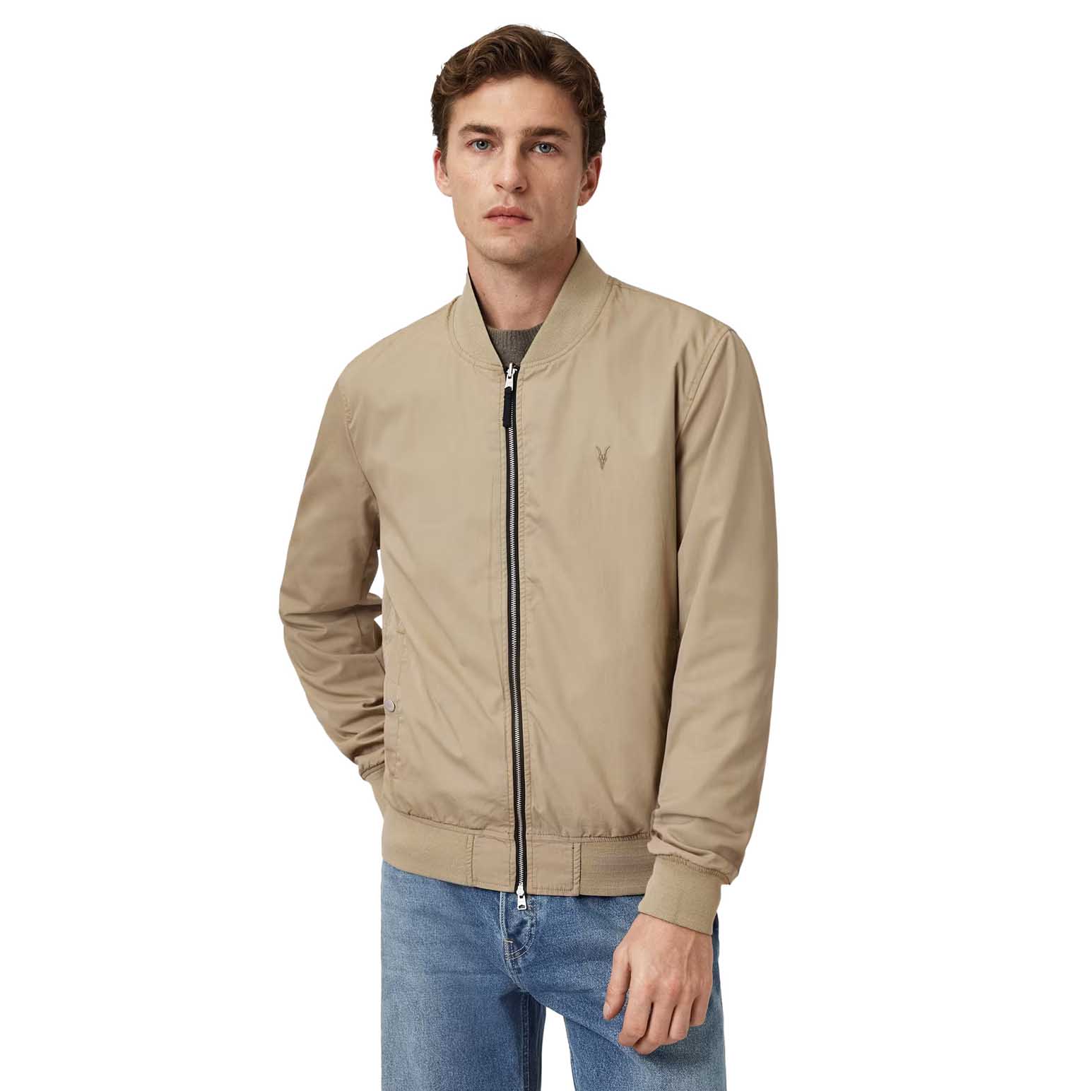 AllSaints Bassett Reversible Ramskull Bomber Jacket
